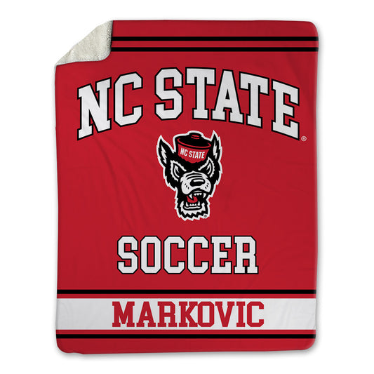 NC State - NCAA Men's Soccer : Nikola Markovic - Blanket-0