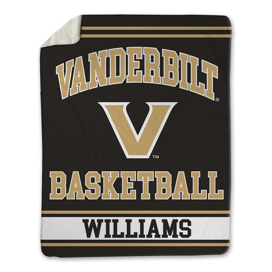 Vanderbilt - NCAA Men's Basketball : Jordan Williams - Blanket-0