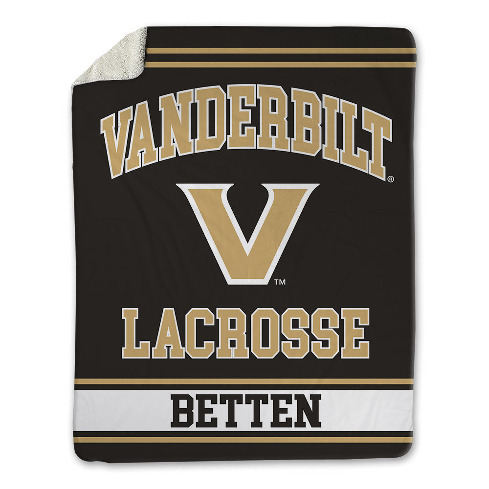 Vanderbilt - NCAA Women's Lacrosse : Cora Betten - Blanket-0