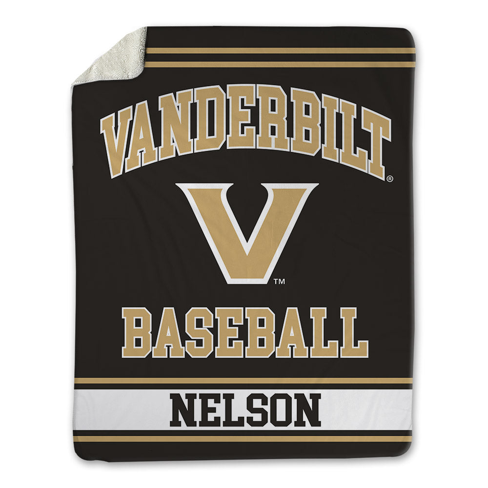 Vanderbilt - NCAA Baseball : Riley Nelson - Blanket-0