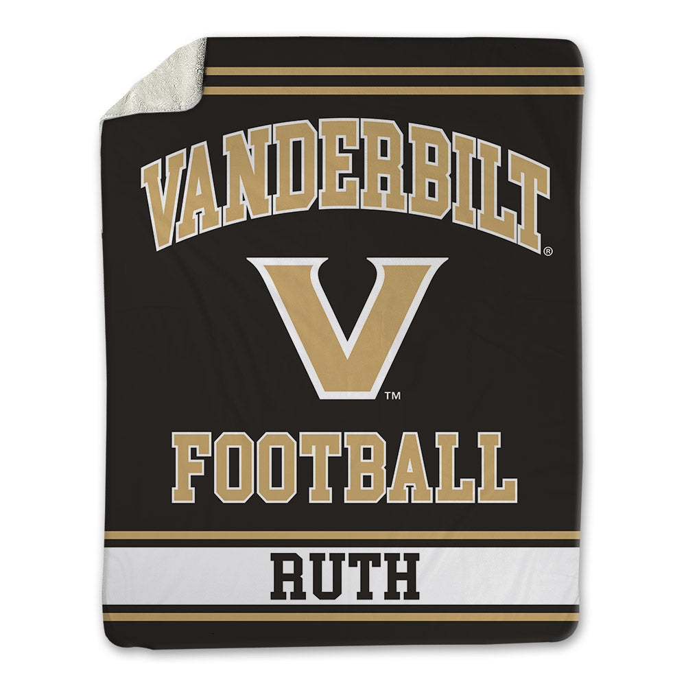Vanderbilt - NCAA Football : Jailen Ruth - Blanket-0