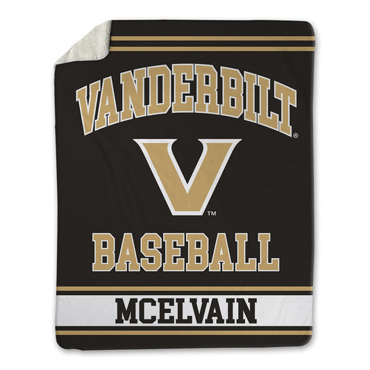 Vanderbilt - NCAA Baseball : Ethan McElvain - Blanket-0