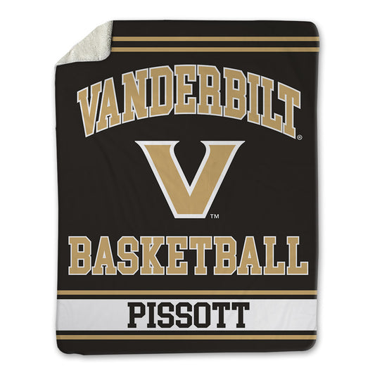 Vanderbilt - NCAA Women's Basketball : Justine Pissott - Blanket-0