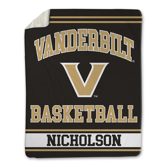Vanderbilt - NCAA Men's Basketball : Mason Nicholson - Blanket-0