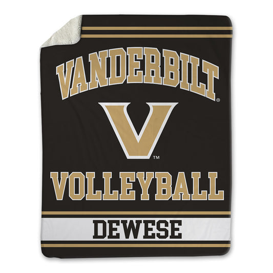 Vanderbilt - NCAA Women's Volleyball : Taryn Dewese - Blanket-0