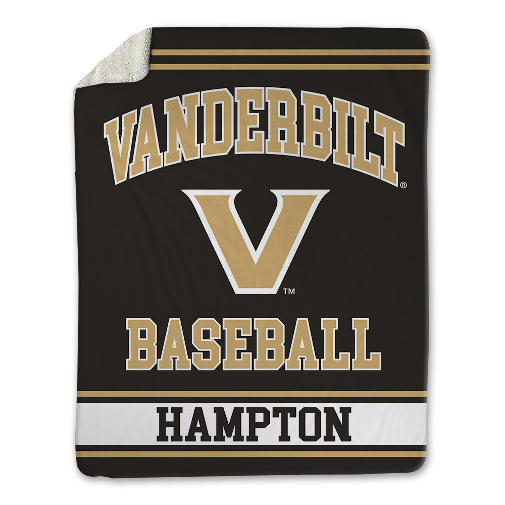 Vanderbilt - NCAA Baseball : Will Hampton - Blanket-0