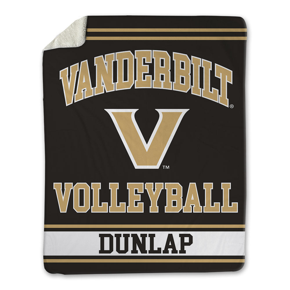 Vanderbilt - NCAA Women's Volleyball : Kayla Dunlap - Blanket-0