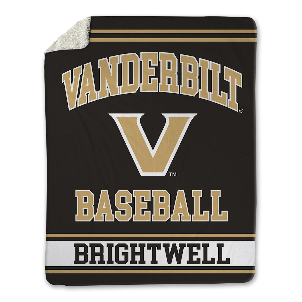 Vanderbilt - NCAA Baseball : Collin Brightwell - Blanket-0