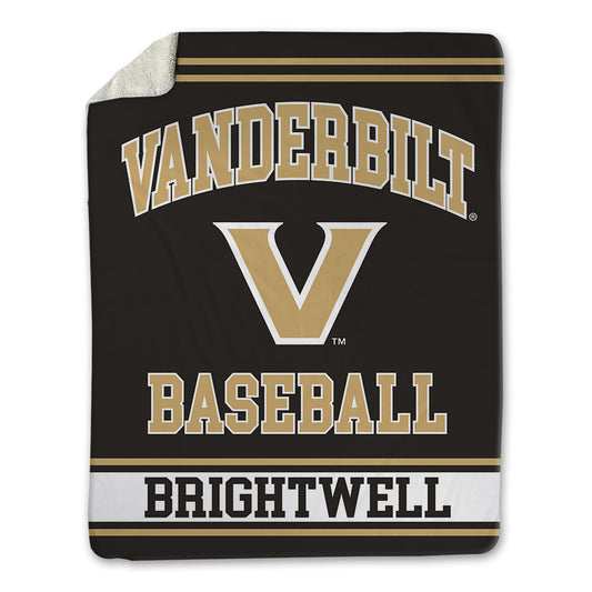 Vanderbilt - NCAA Baseball : Collin Brightwell - Blanket-0