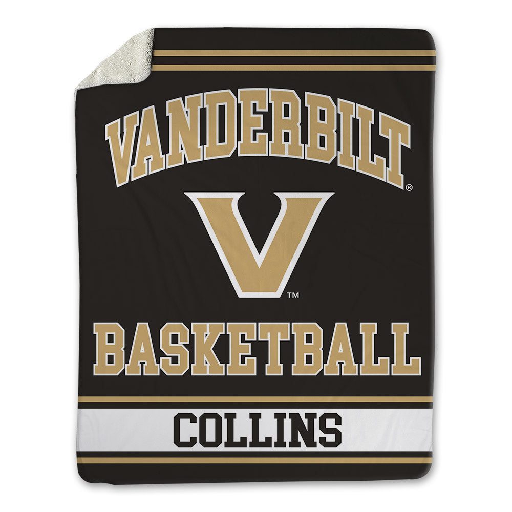 Vanderbilt - NCAA Men's Basketball : Frankie Collins - Blanket-0