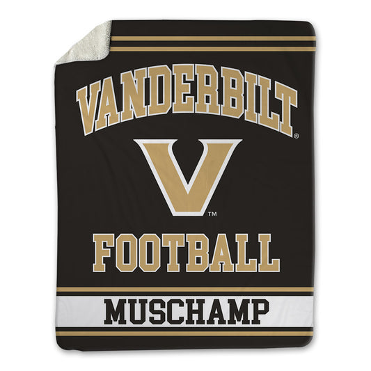 Vanderbilt - NCAA Football : Whit Muschamp - Blanket-0