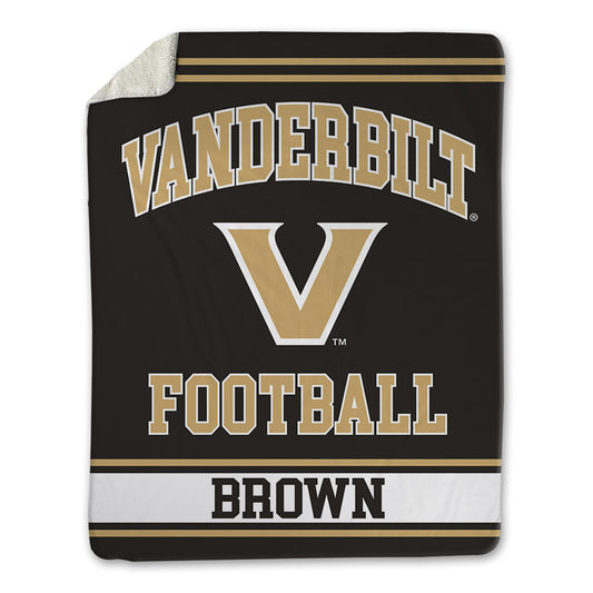 Vanderbilt - NCAA Football : Tristen Brown - Blanket-0