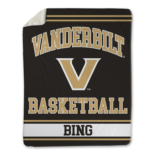 Vanderbilt - NCAA Men's Basketball : Chandler Bing - Blanket-0