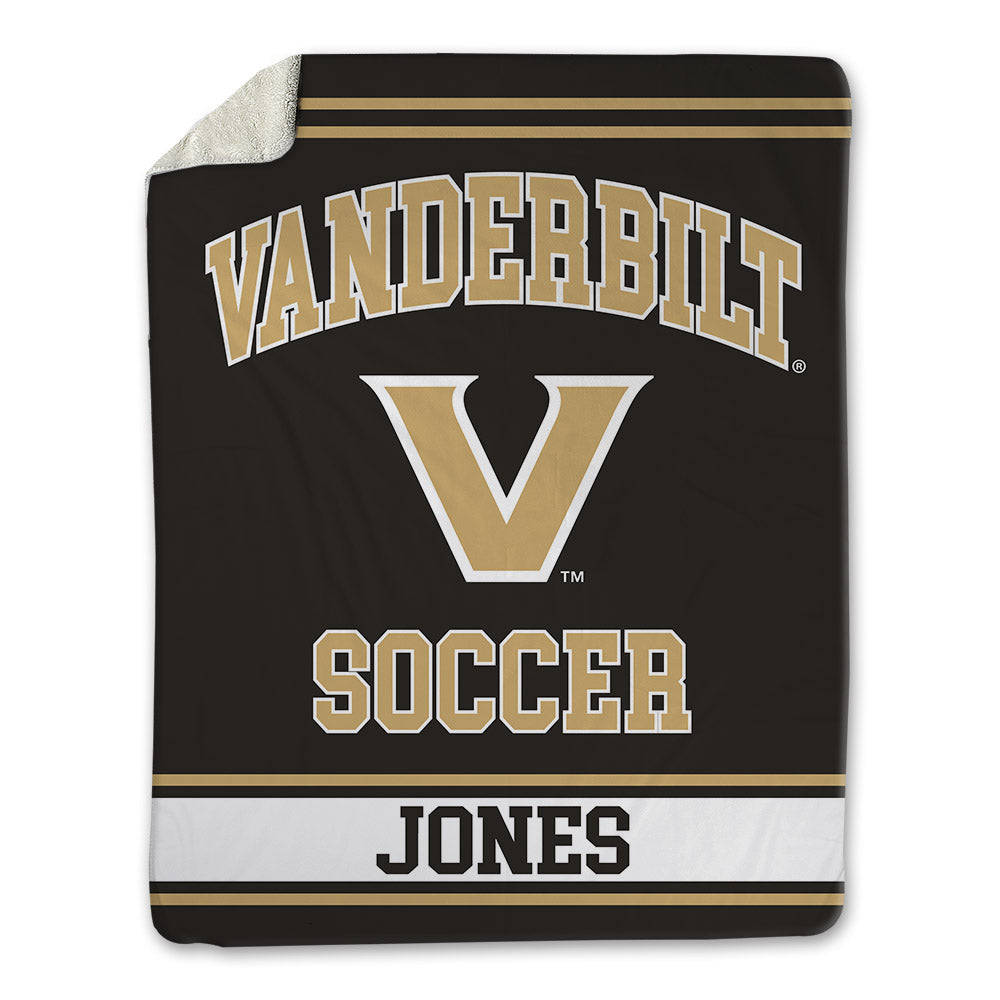 Vanderbilt - NCAA Women's Soccer : Courtney Jones - Blanket-0