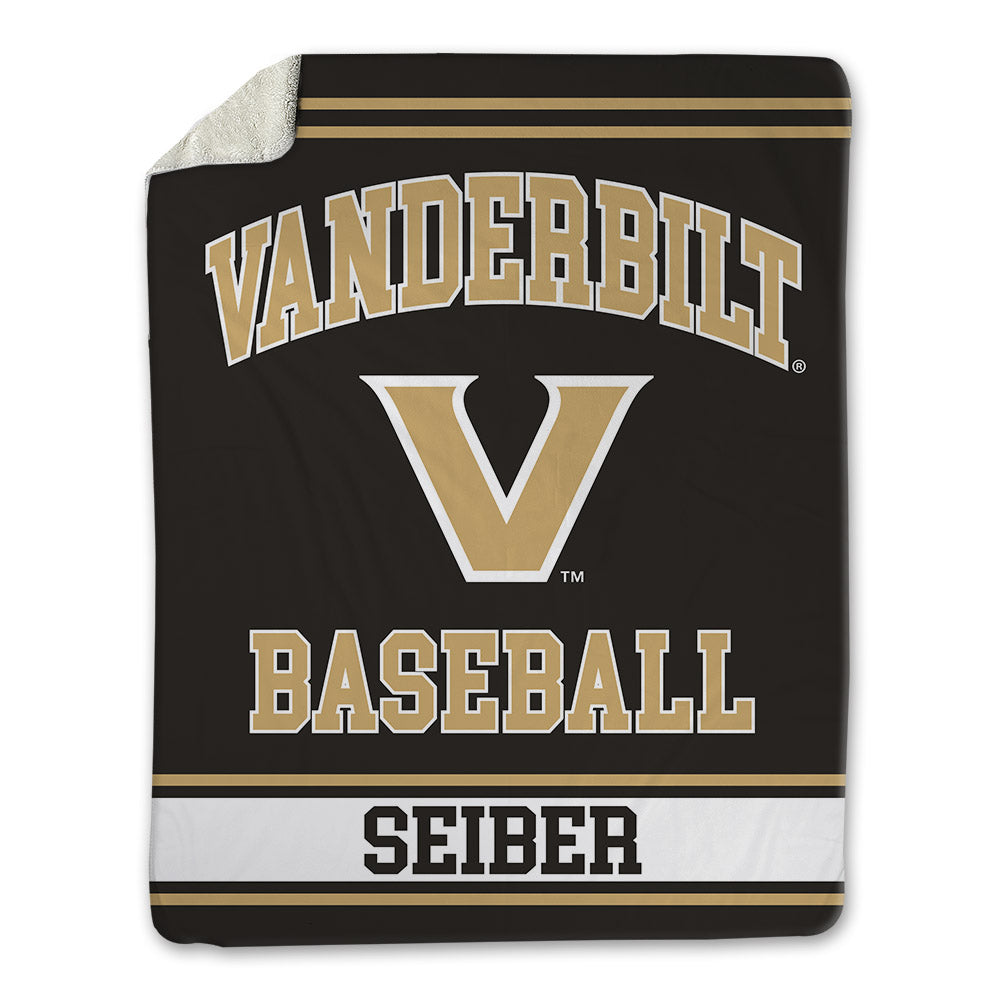 Vanderbilt - NCAA Baseball : Brennan Seiber - Blanket-0