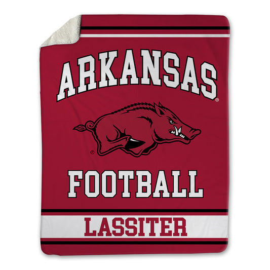 Arkansas - NCAA Football : Maddox Lassiter - Blanket-0