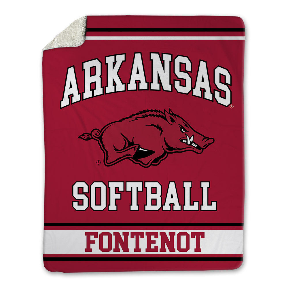 Arkansas - NCAA Softball : Nyjah Fontenot - Blanket-0