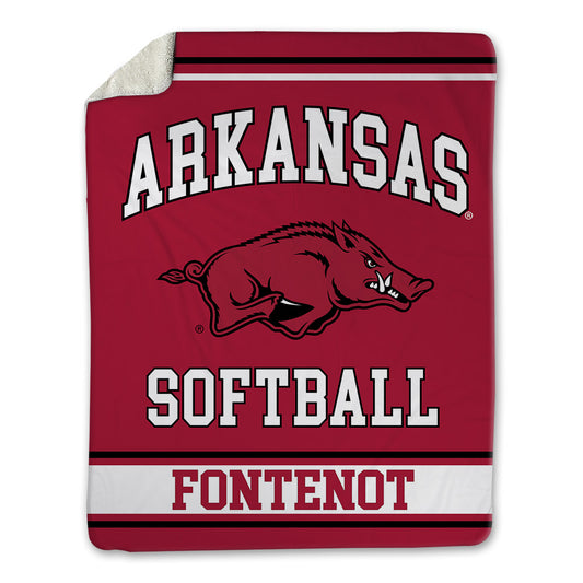 Arkansas - NCAA Softball : Nyjah Fontenot - Blanket-0