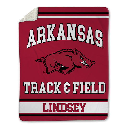 Arkansas - NCAA Men's Track & Field : Link Lindsey - Blanket-0