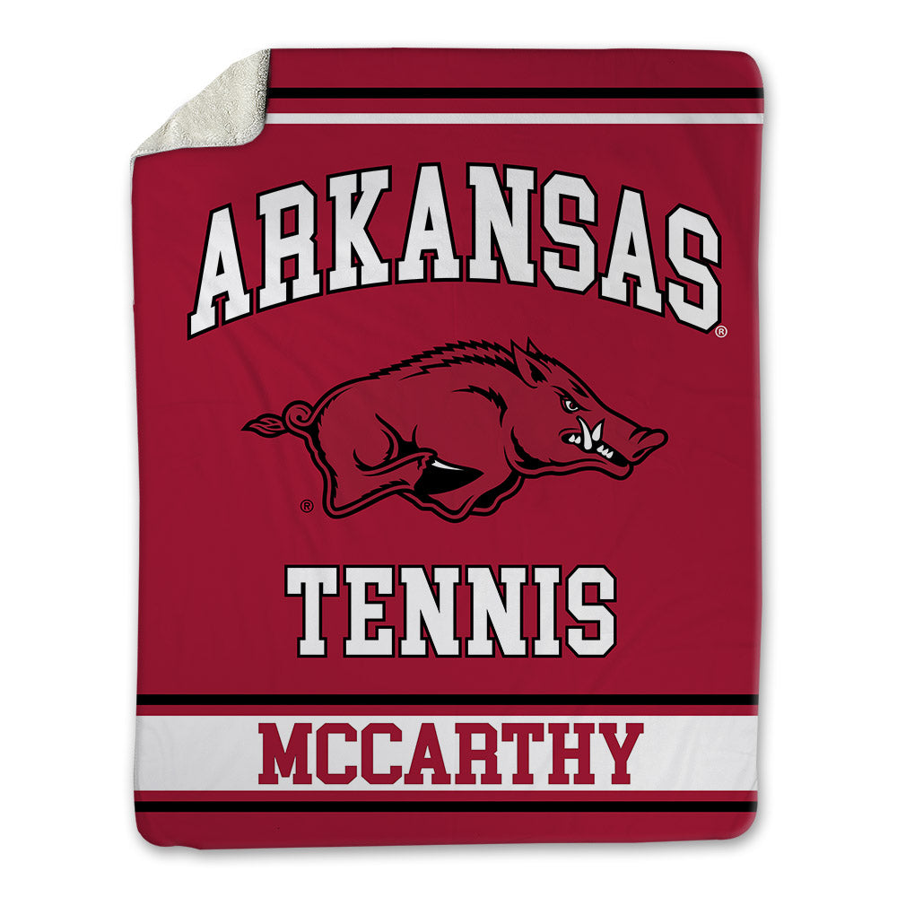 Arkansas - NCAA Women's Tennis : Morgan McCarthy - Blanket-0