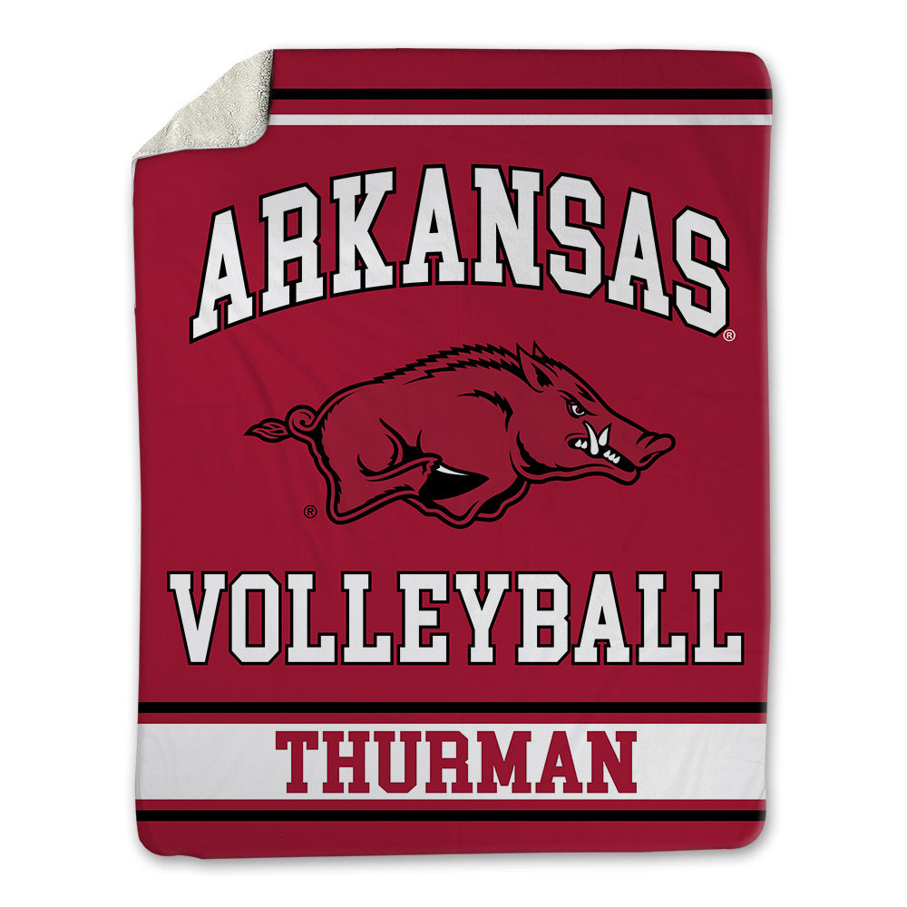 Arkansas - NCAA Women's Volleyball : Romani Thurman - Blanket-0