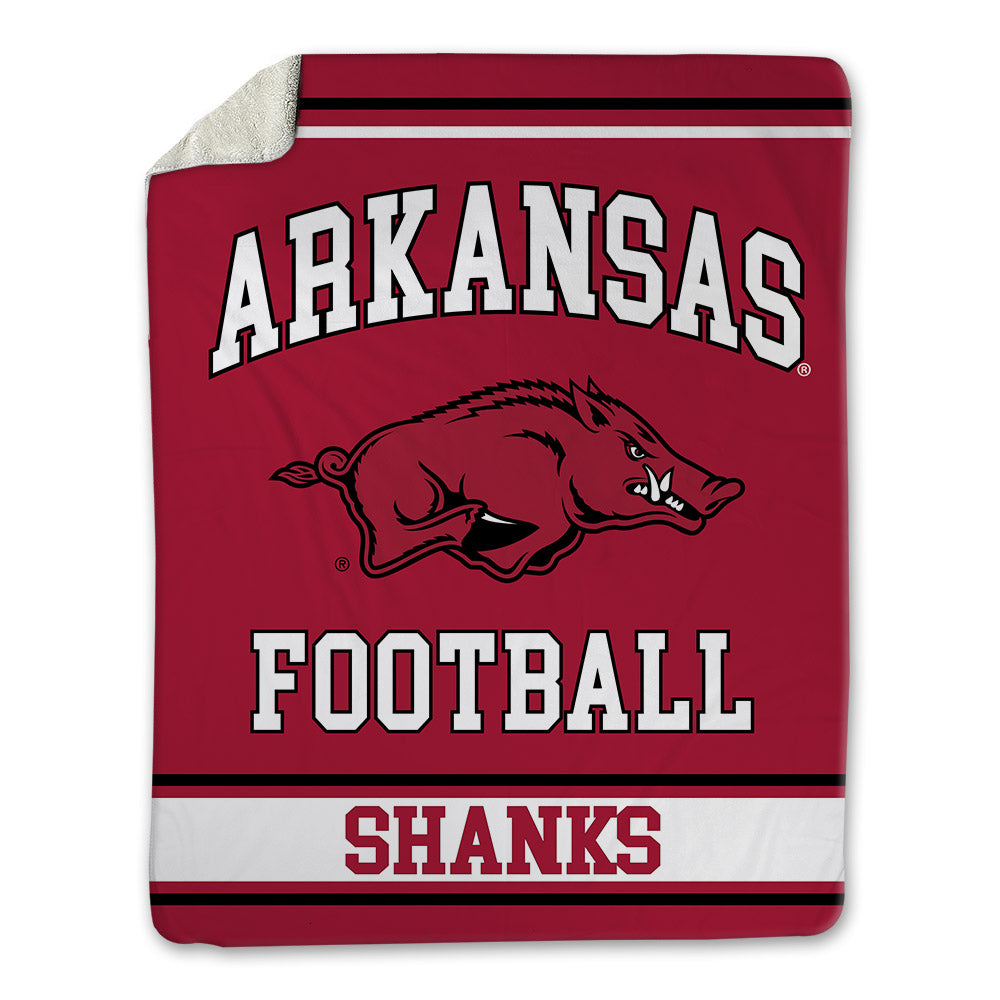 Arkansas - NCAA Football : Kam Shanks - Blanket-0