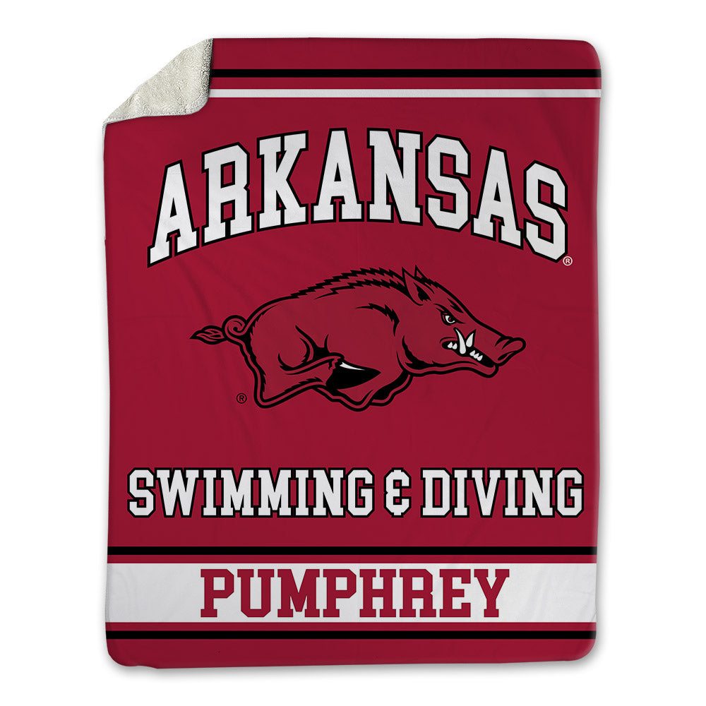 Arkansas - NCAA Women's Swimming & Diving : Kanah Pumphrey - Blanket-0