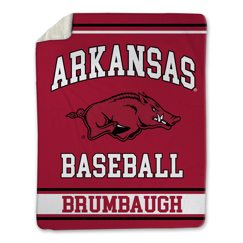 Arkansas - NCAA Baseball : Carson Brumbaugh - Blanket-0