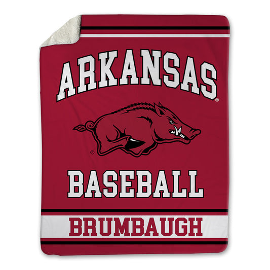 Arkansas - NCAA Baseball : Carson Brumbaugh - Blanket-0