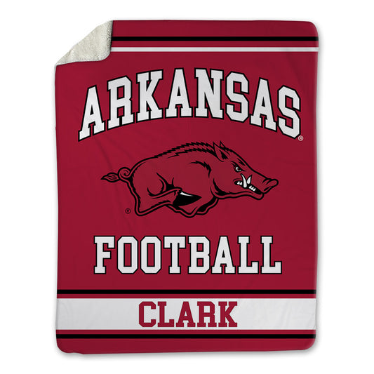 Arkansas - NCAA Football : Hudson Clark - Blanket-0