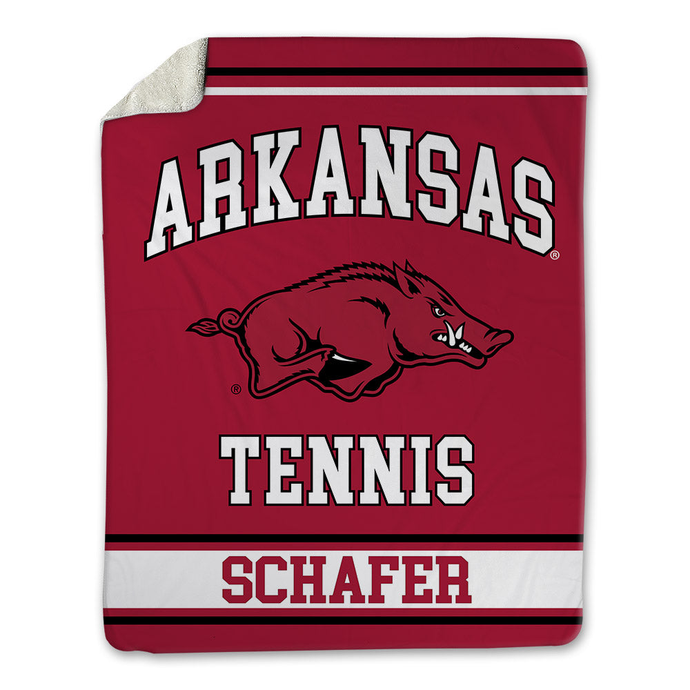 Arkansas - NCAA Women's Tennis : Brooklyn Schafer - Blanket-0