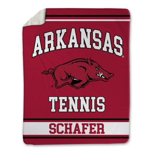 Arkansas - NCAA Women's Tennis : Brooklyn Schafer - Blanket-0