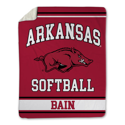 Arkansas - NCAA Softball : Brinli Bain - Blanket-0