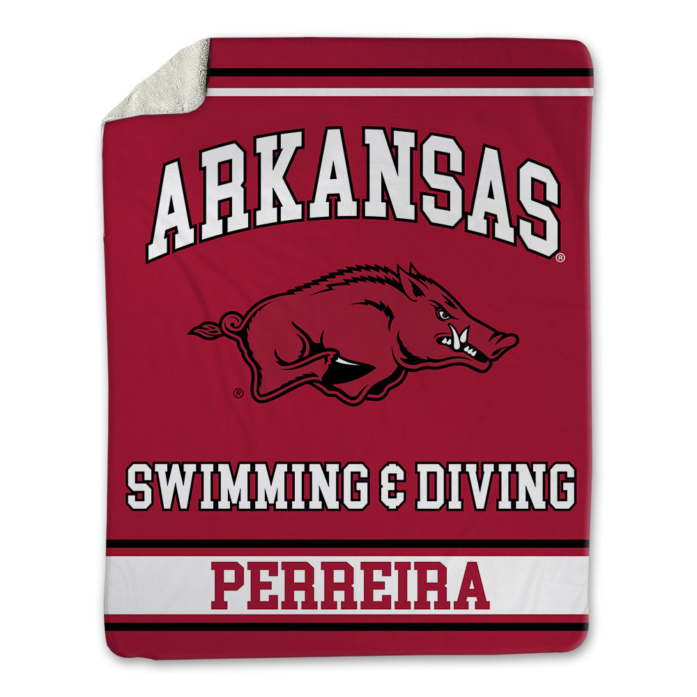 Arkansas - NCAA Women's Swimming & Diving : Isabella Perreira - Blanket-0