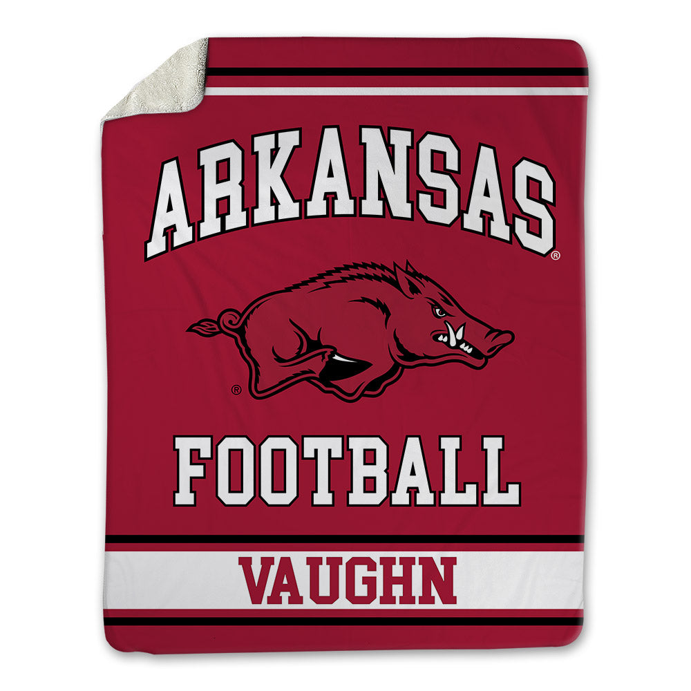 Arkansas - NCAA Football : Reginald Vaughn - Blanket-0