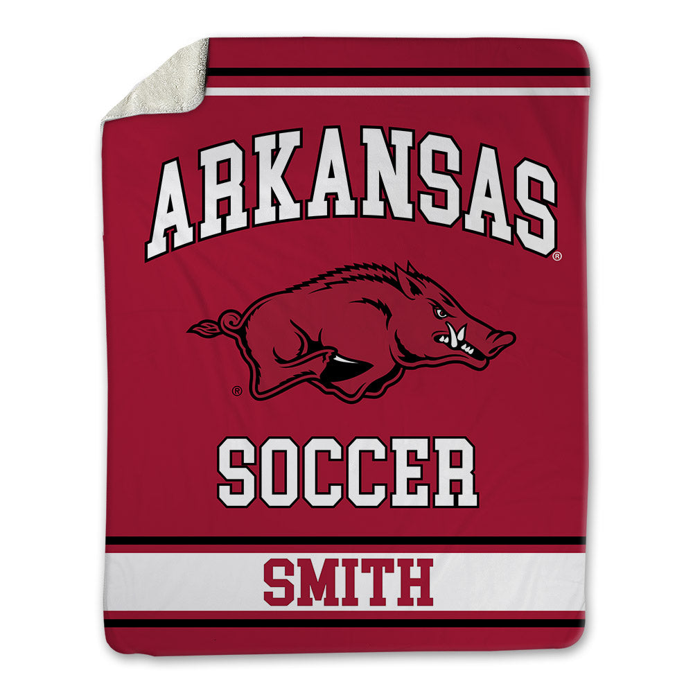 Arkansas - NCAA Women's Soccer : Keegan Smith - Blanket-0