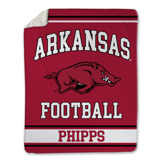 Arkansas - NCAA Football : Landon Phipps - Blanket-0