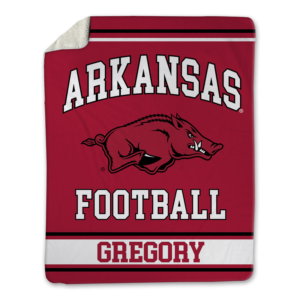 Arkansas - NCAA Football : Eric Gregory - Blanket-0