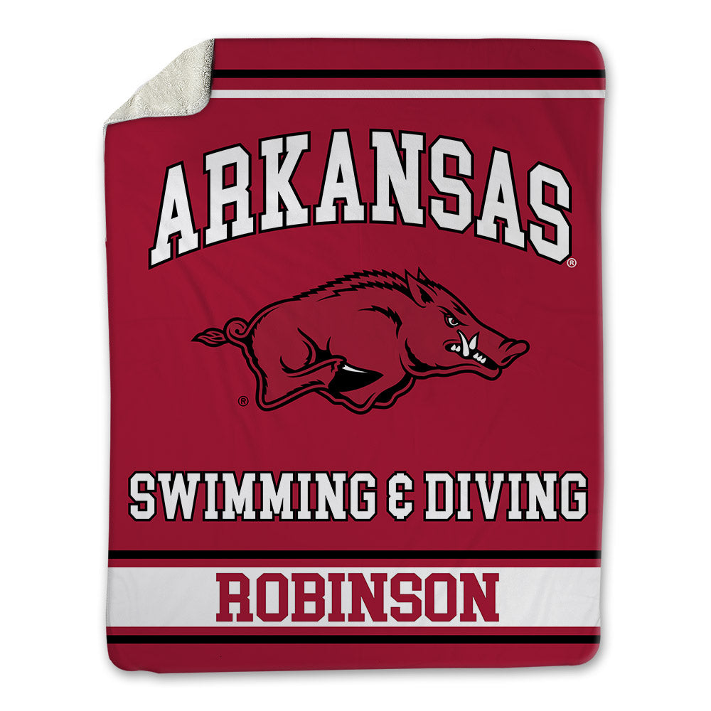 Arkansas - NCAA Women's Swimming & Diving : Holly Robinson - Blanket-0