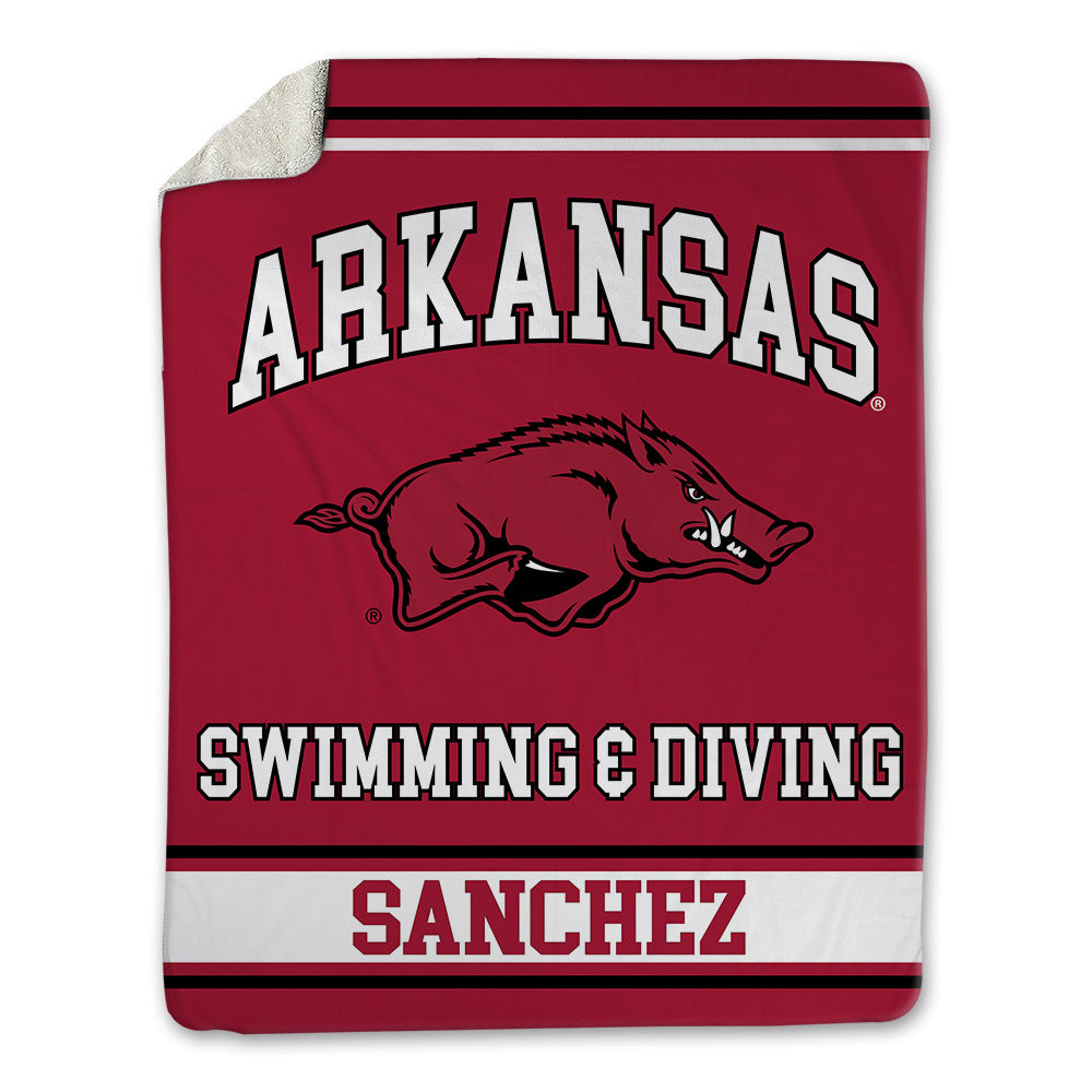 Arkansas - NCAA Women's Swimming & Diving : Majo Sanchez - Blanket-0