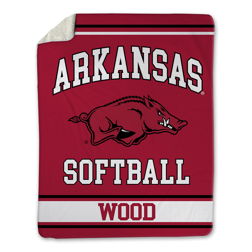 Arkansas - NCAA Softball : Kasey Wood - Blanket-0