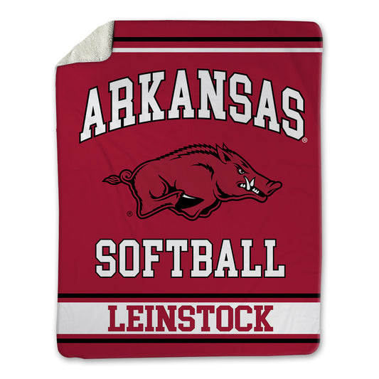 Arkansas - NCAA Softball : Morgan Leinstock - Blanket-0