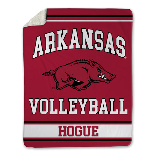 Arkansas - NCAA Women's Volleyball : Hannah Hogue - Blanket-0