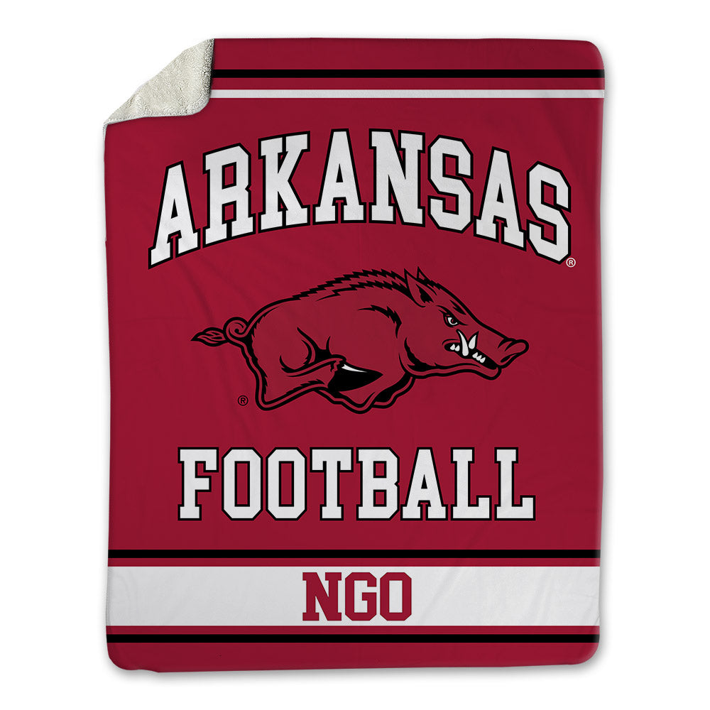 Arkansas - NCAA Football : Ashton Ngo - Blanket-0