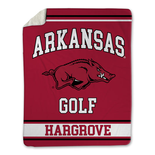 Arkansas - NCAA Men's Golf : Rex Hargrove - Blanket-0