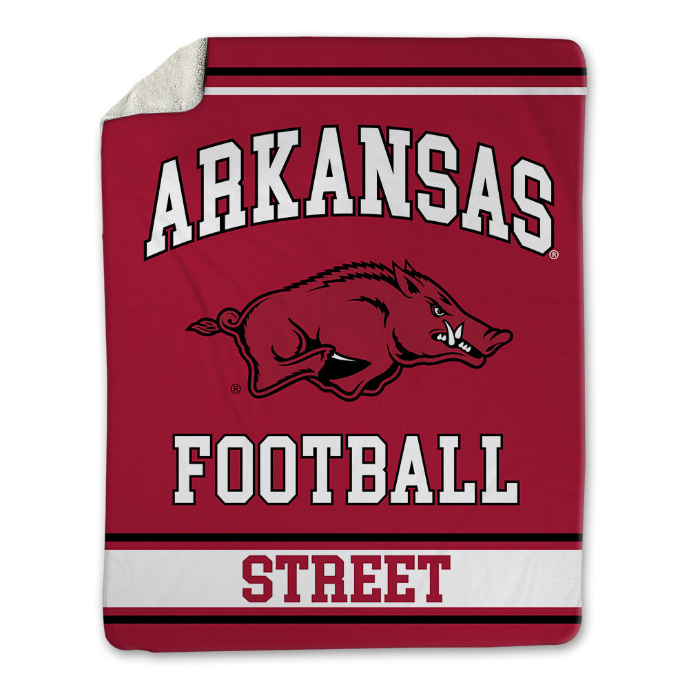 Arkansas - NCAA Football : Josh Street - Blanket-0