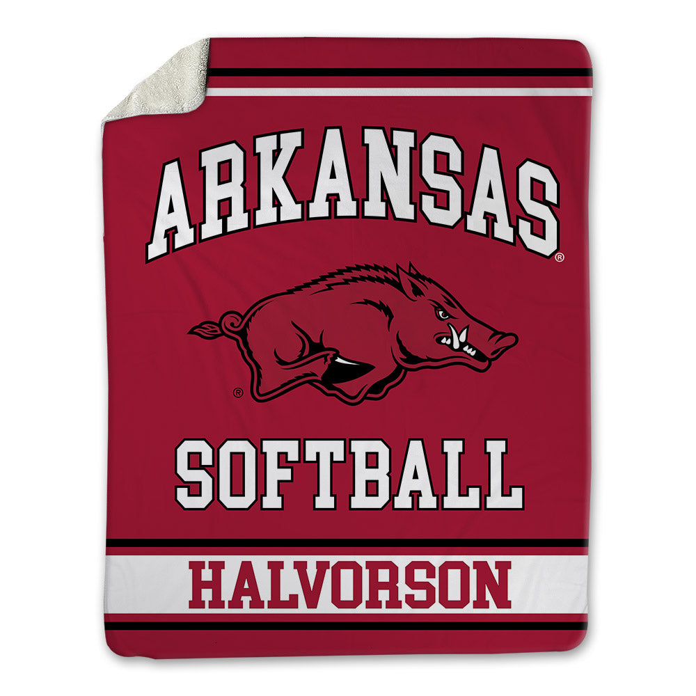 Arkansas - NCAA Softball : Cylie Halvorson - Blanket-0