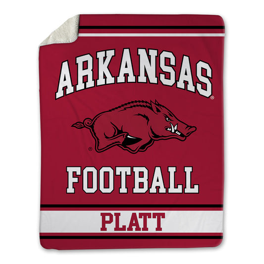 Arkansas - NCAA Football : Jaden Platt - Blanket-0