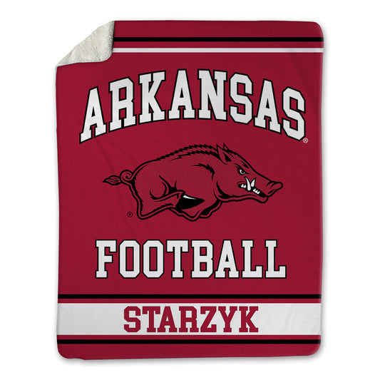 Arkansas - NCAA Football : Scott Starzyk - Blanket-0