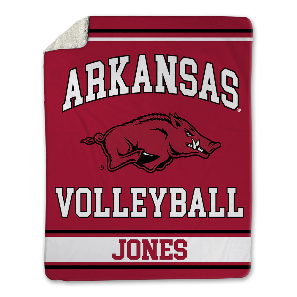 Arkansas - NCAA Women's Volleyball : Logan Jones - Blanket-0